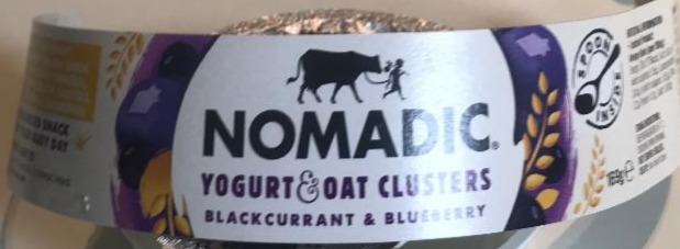 Photo - Yogurt & Oat Clusters Blackcurrant & Blueberry Nomadic