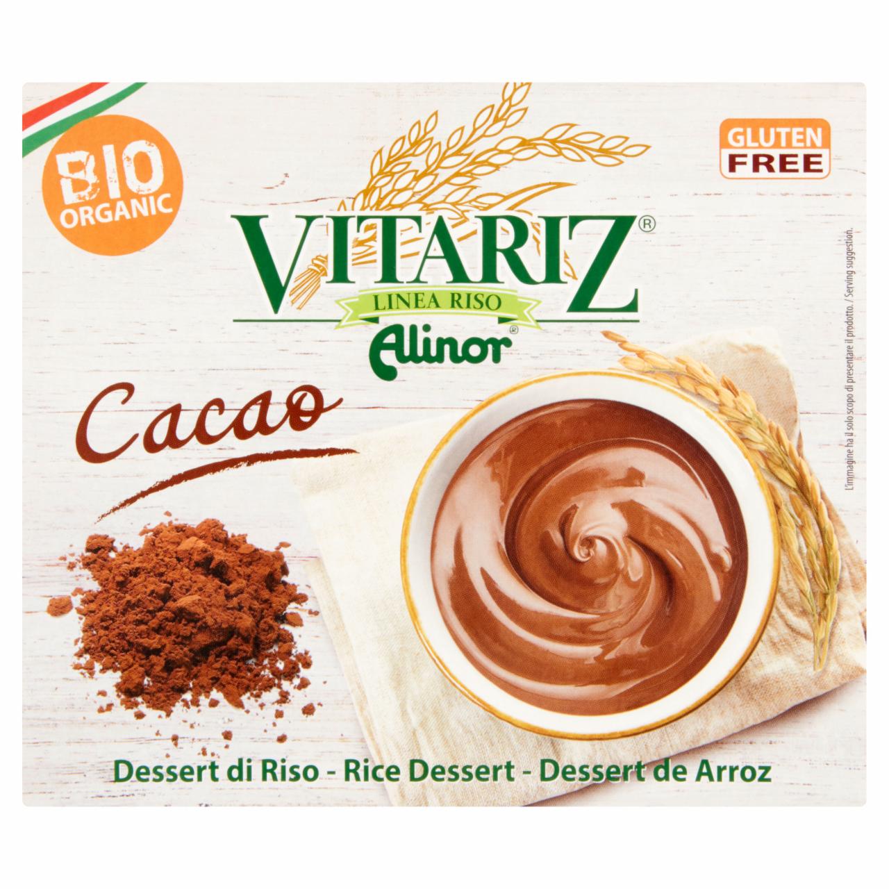 Photo - Vitariz Organic UHT Rice Dessert with Cocoa 4 x 100 g
