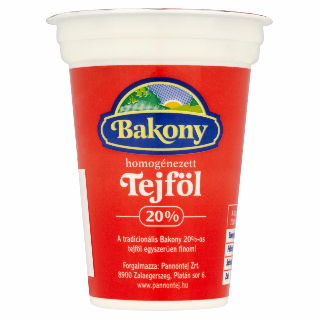 Photo - Bakony Sour Cream 20% 175 g