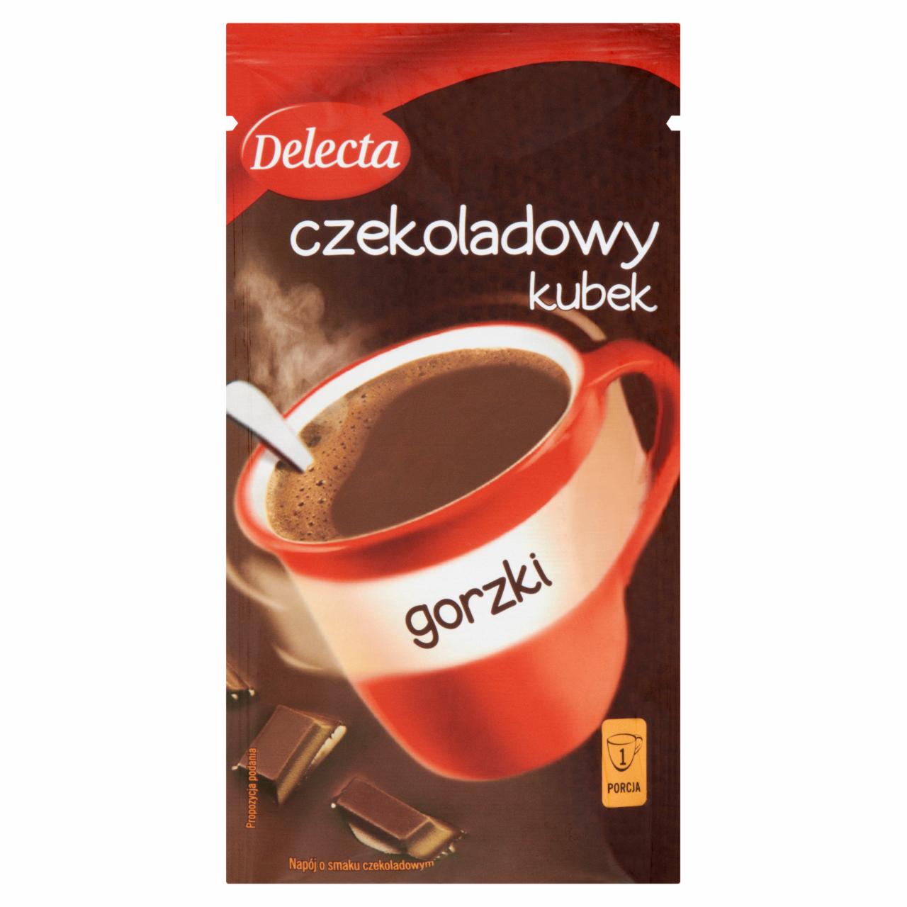 Photo - Delecta Bitter Chocolate Cup Drink 34 g