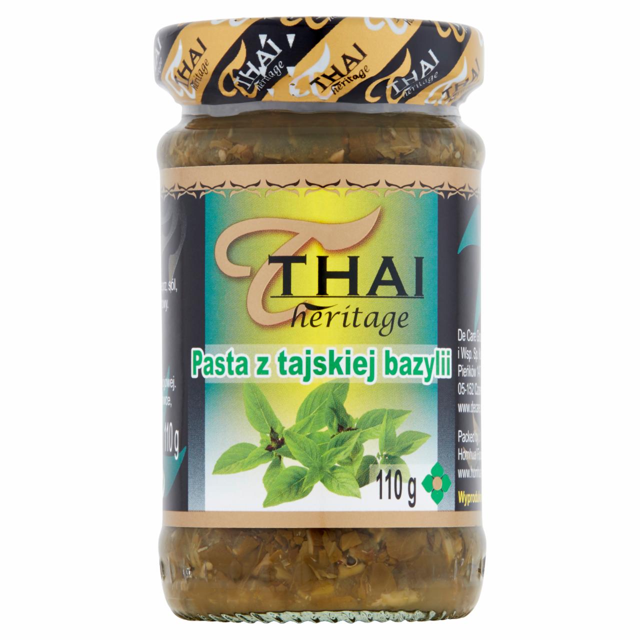 Photo - Thai Heritage Thai Basil Paste 110 g
