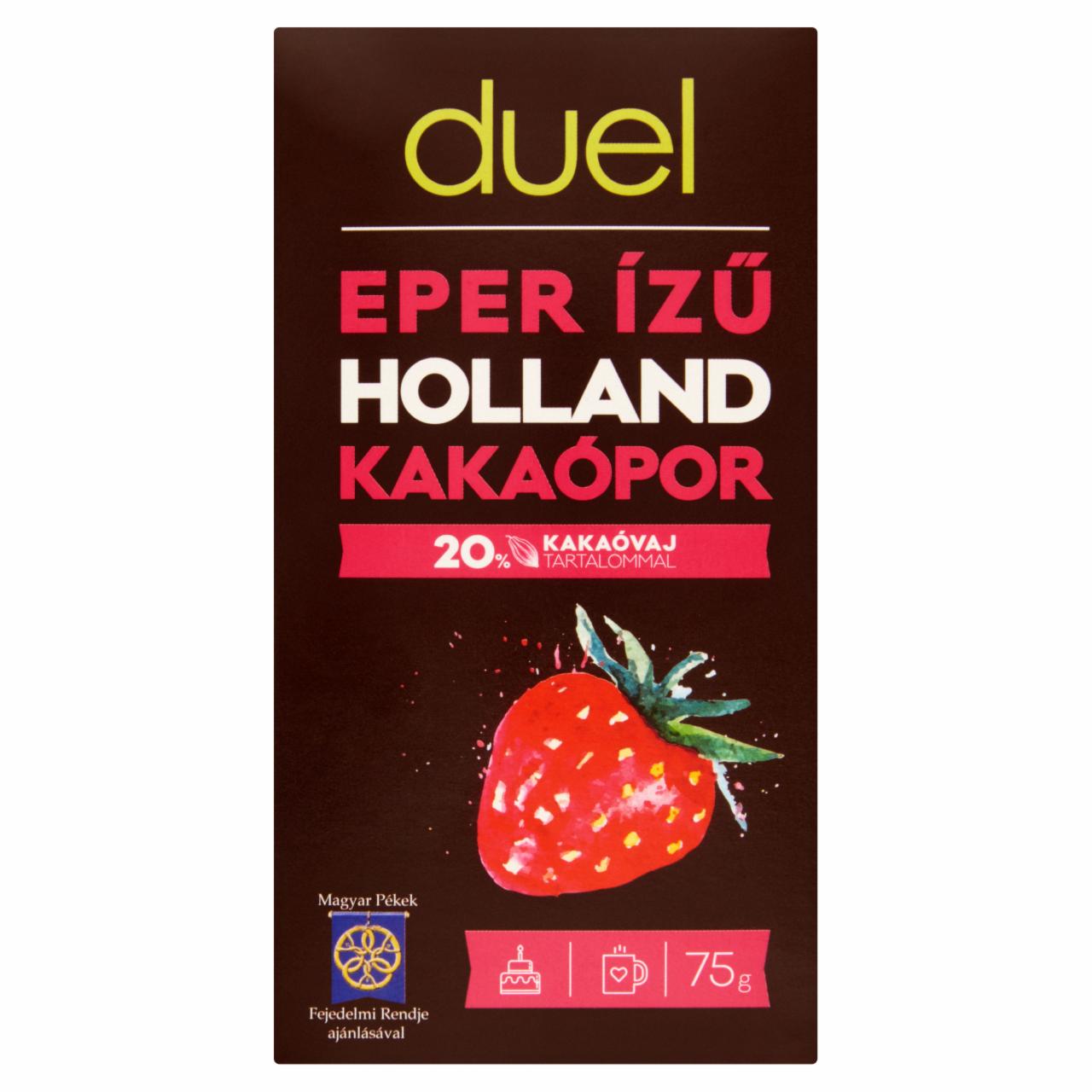 Photo - Duel Strawberry Flavoured Dutch Cocoa Powder 75 g