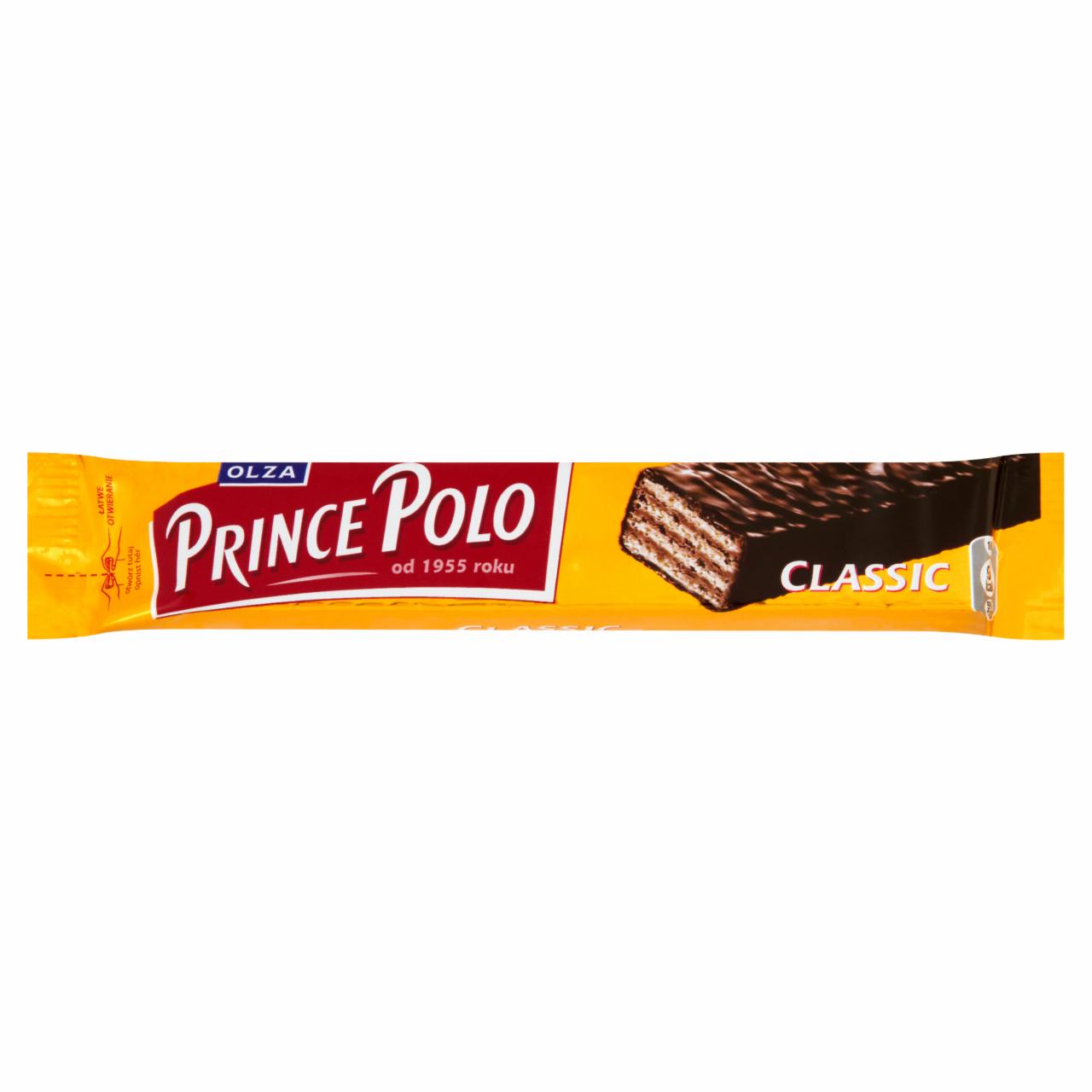 Photo - Olza Prince Polo Classic Wafer with Cocoa Cream Topped with Chocolate 18 g