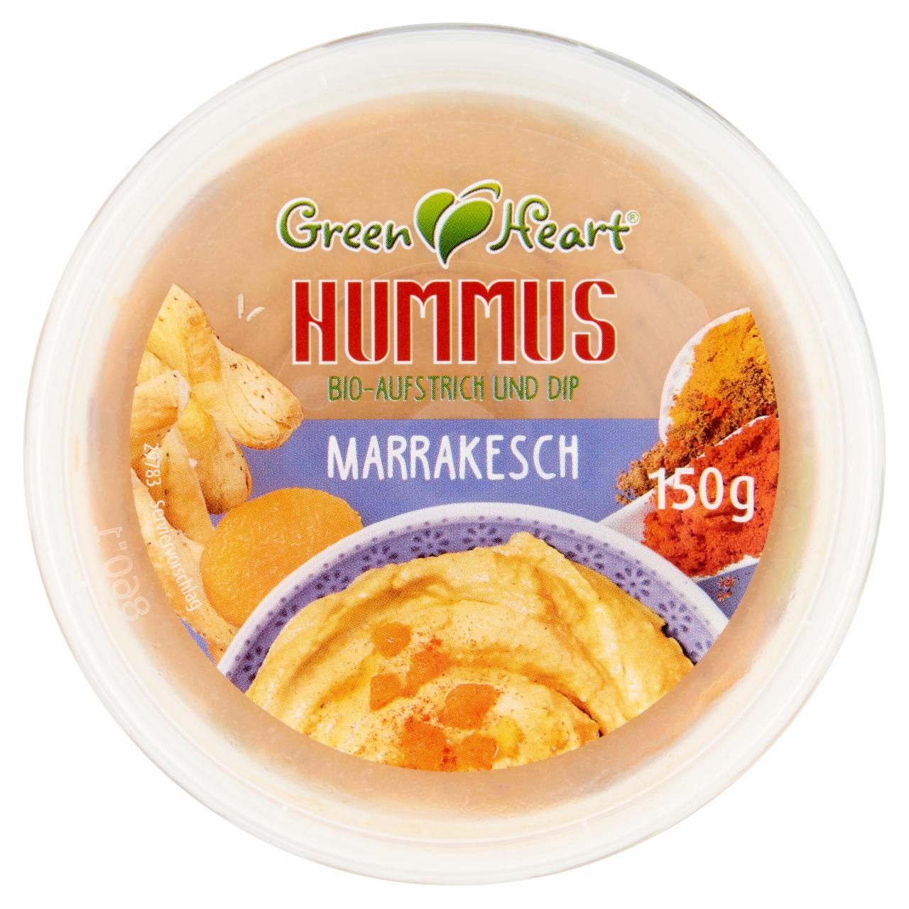 Photo - Green Heart Organic Marrakesch Hummus 150 g