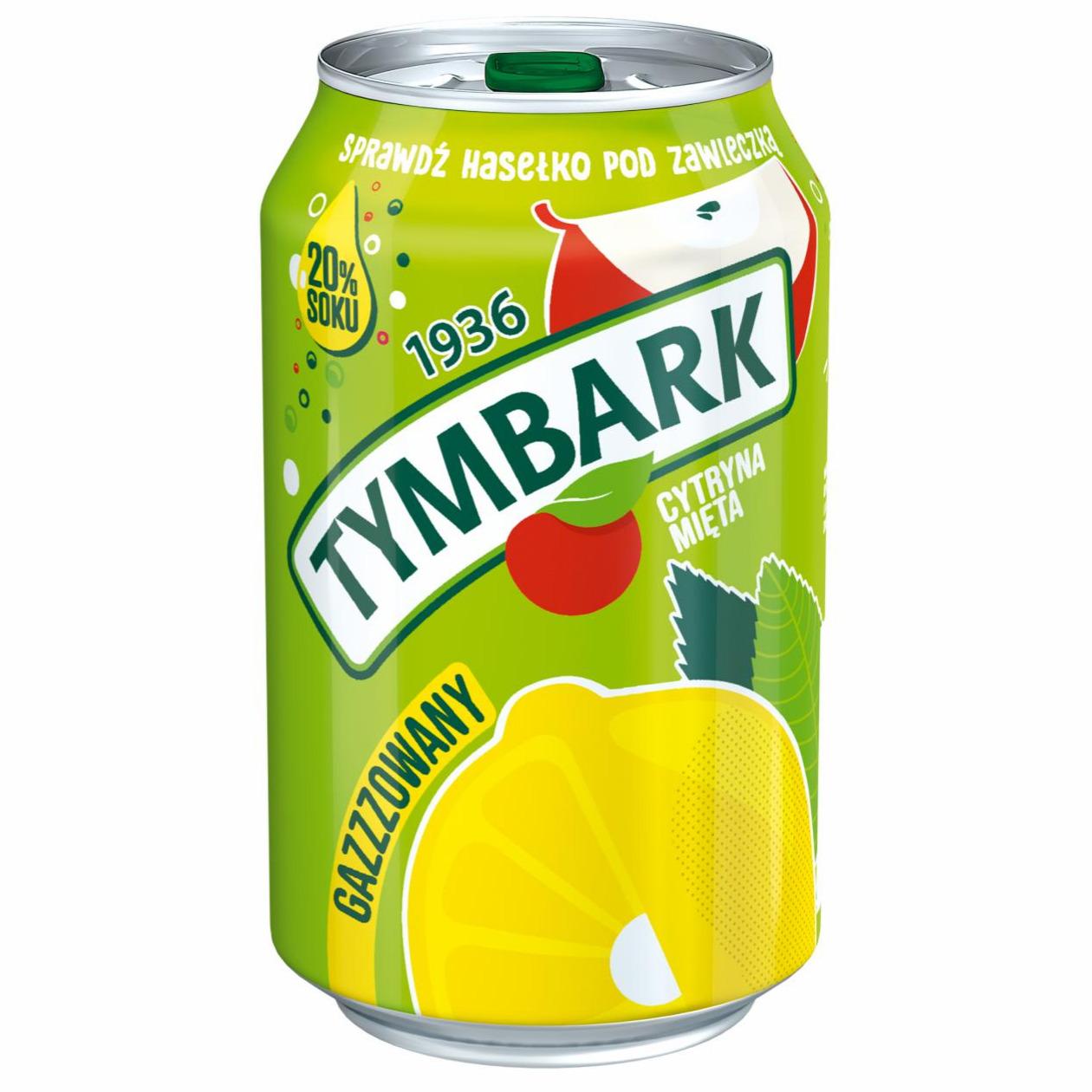 Photo - Tymbark Apple Lemon Mint Carbonated Drink 330 ml