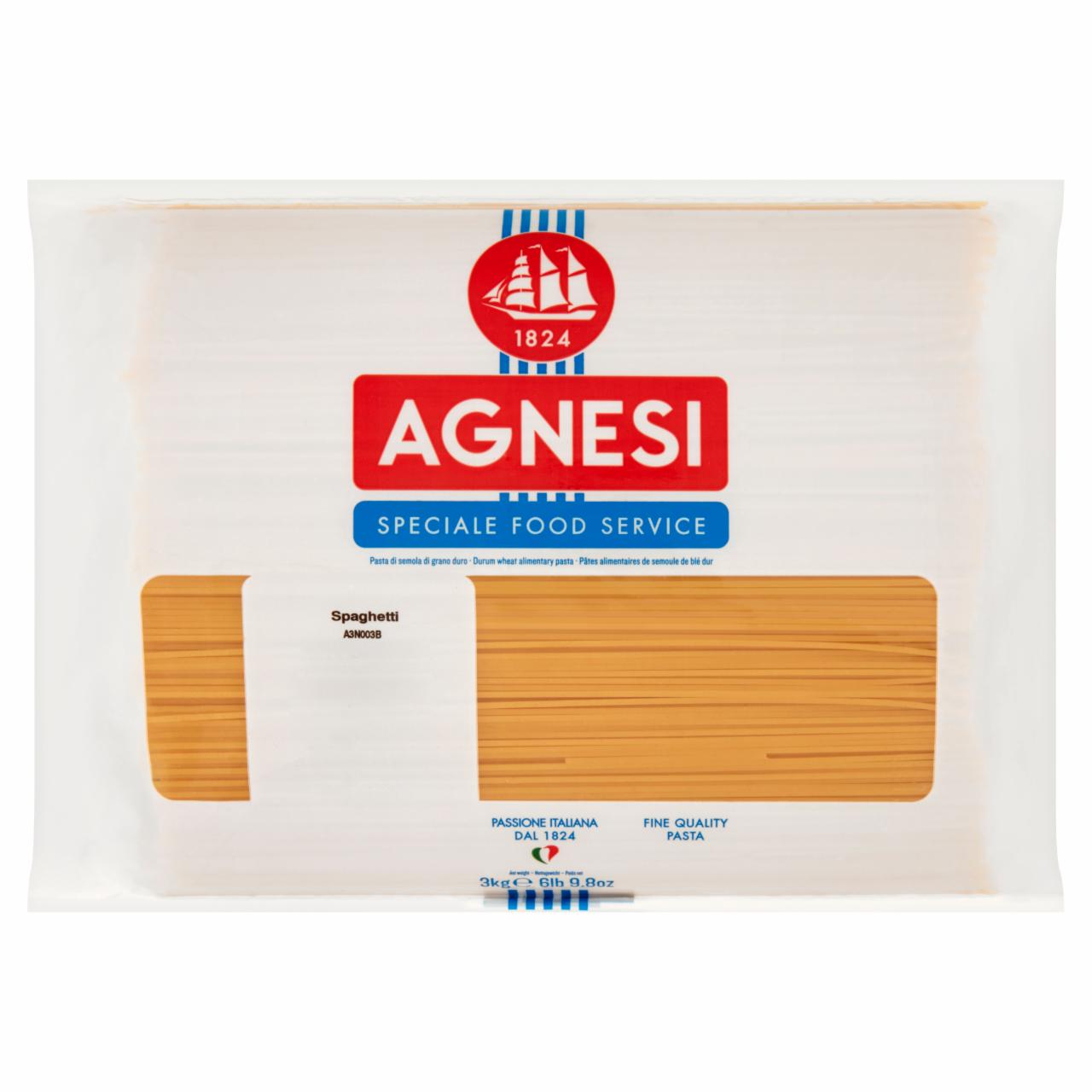 Photo - Agnesi Spaghetti Pasta 3 kg