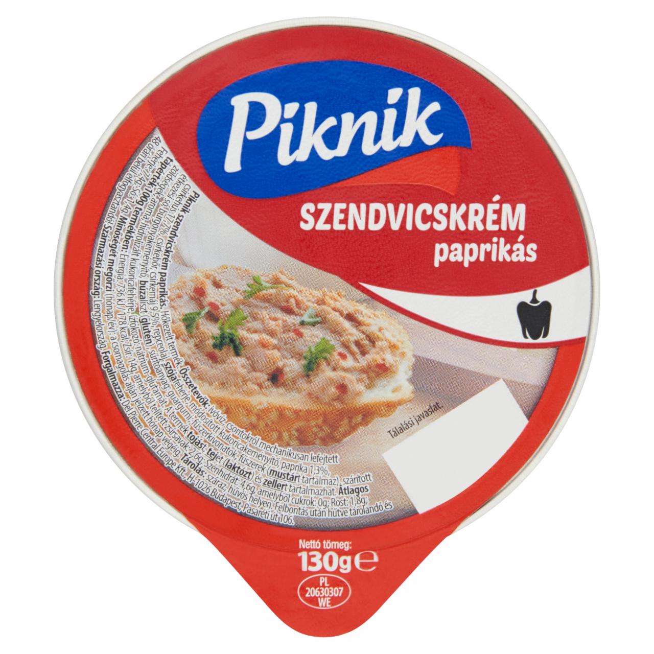 Photo - Piknik Paprika Flavoured Sandwich Spread 130 g