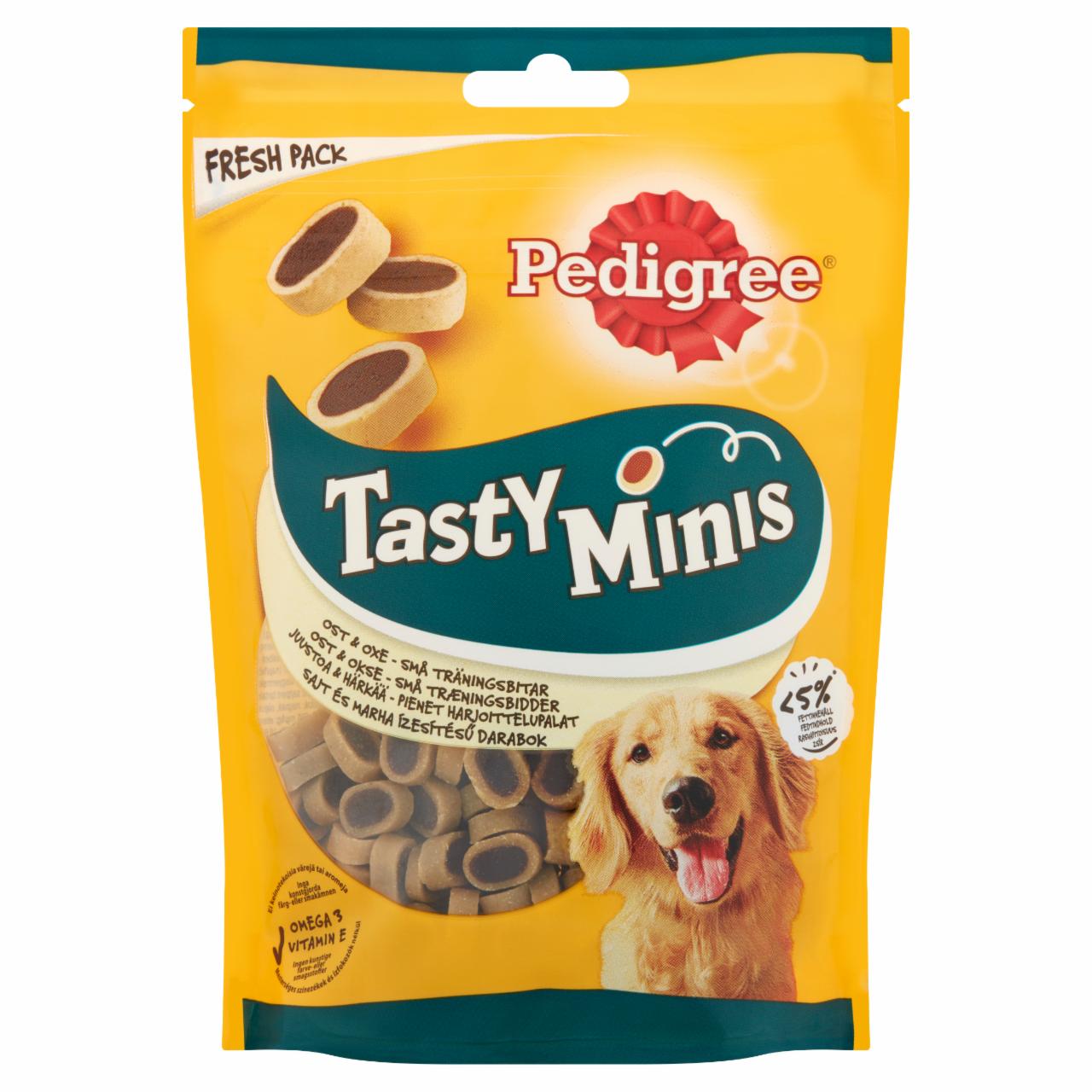 Photo - Pedigree Tasty Minis Cheese and Beef Flavor Complementary Pet Food for Adult Dogs 140 g