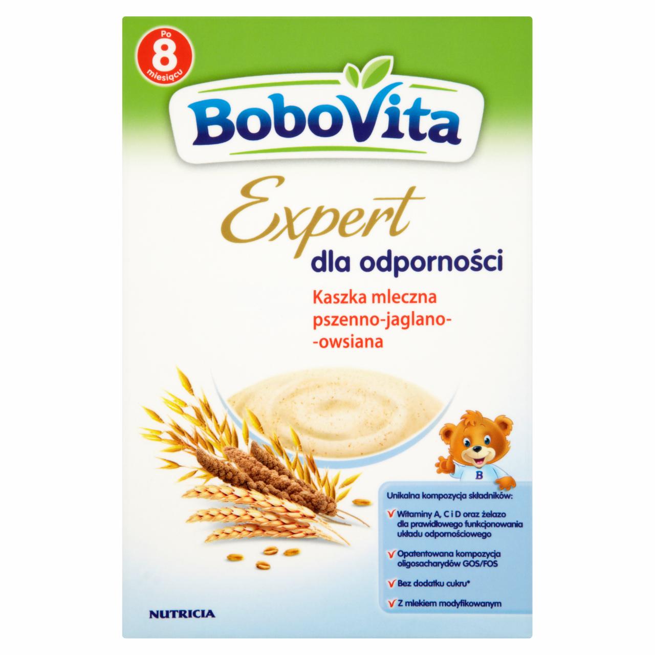 Photo - BoboVita Expert Wheat Millet and Oatmeal Milk Semolina after 8 Months Onwards 250 g