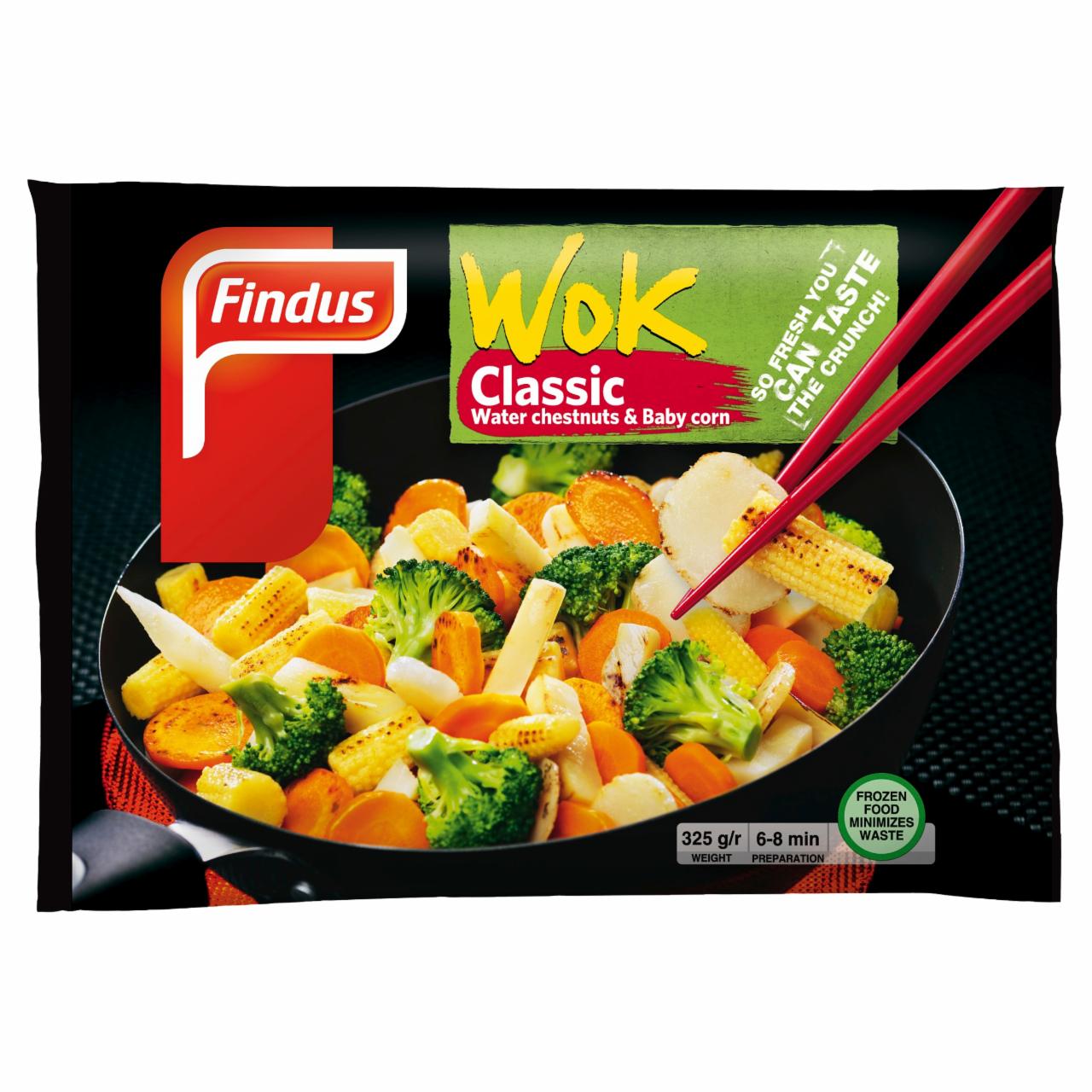 Photo - Findus Wok Classic Quick-Frozen Seasoned Mixed Vegetables 325 g