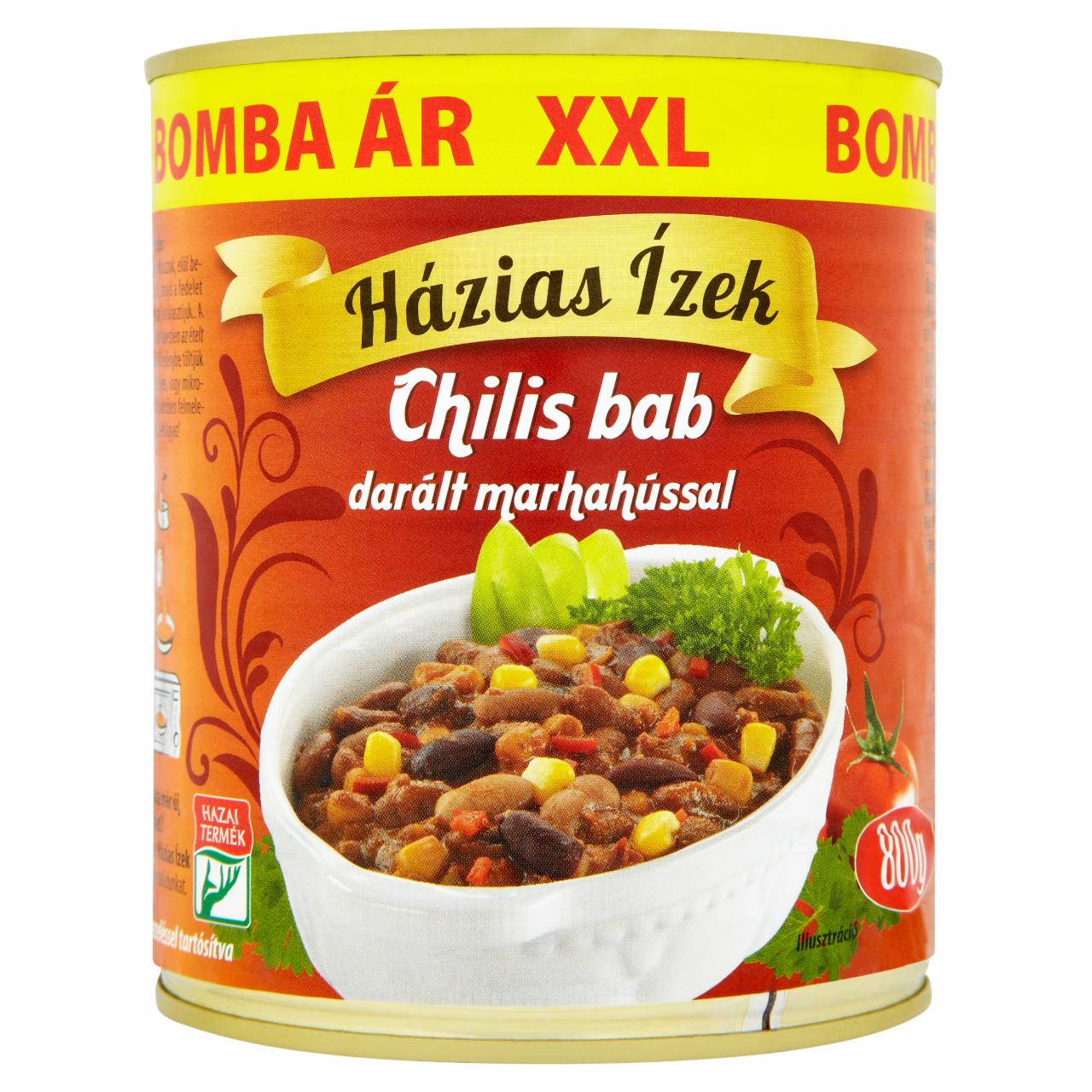 Photo - Házias Ízek Chili Bean with Minced Beef 800 g
