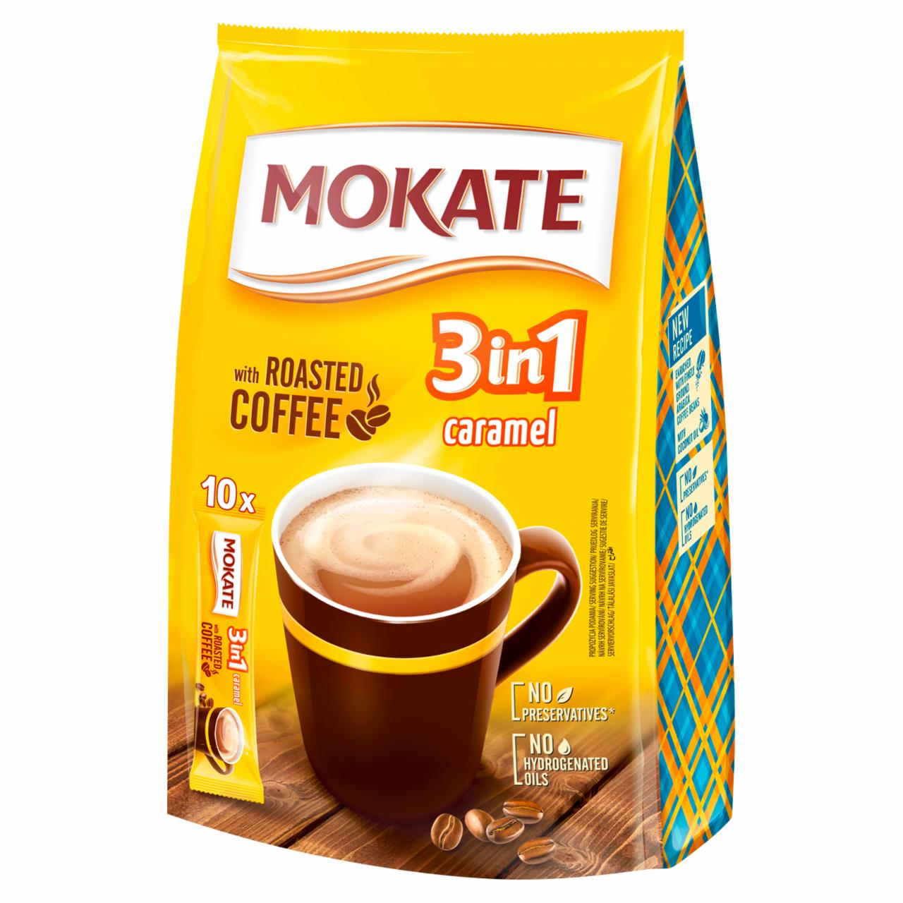 Photo - Mokate 3in1 Caramel Flavour Coffee Drink in Powder 170 g (10x 17 g)