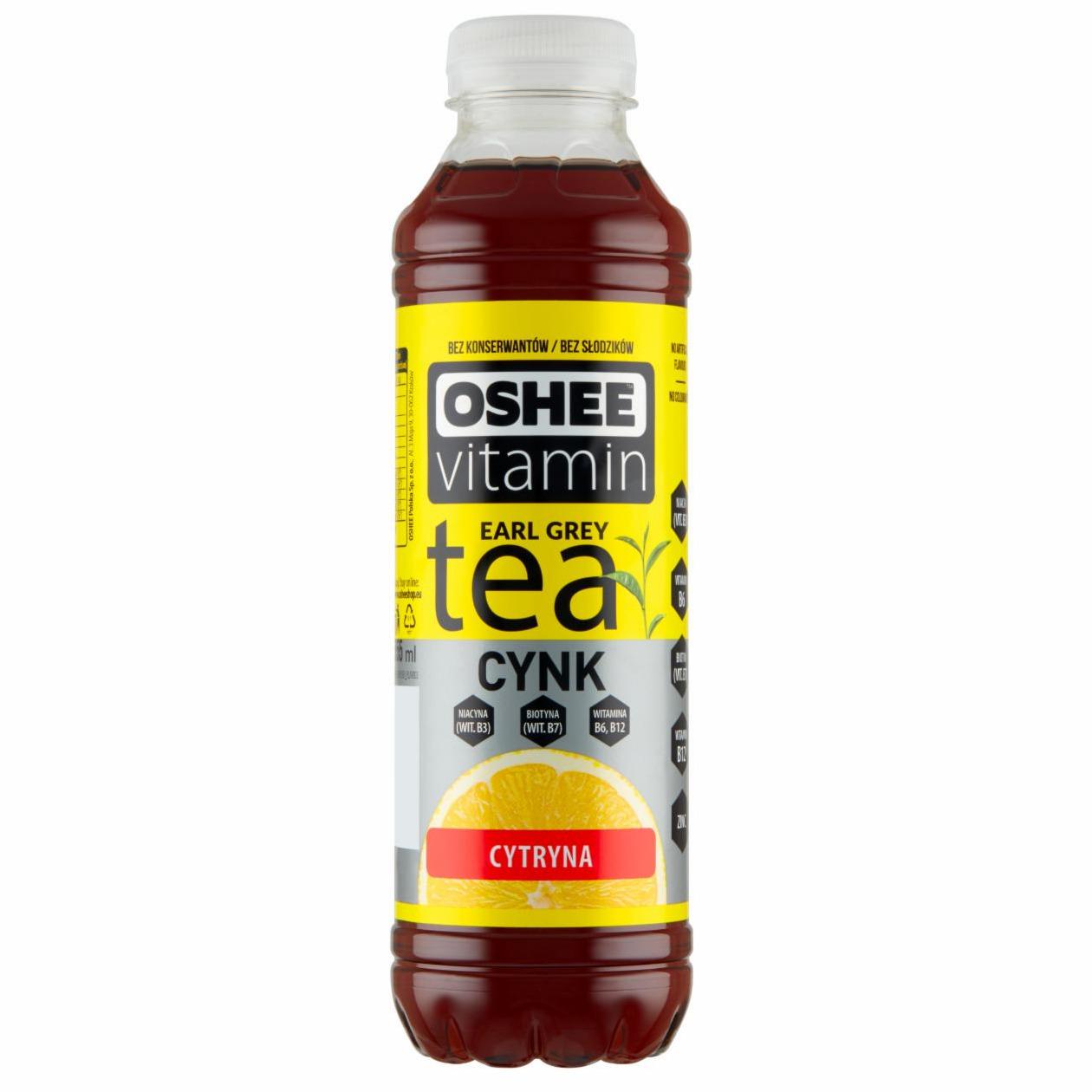 Photo - Oshee Vitamin Earl Grey Tea Lemon Flavour Non-Carbonated Tea Drink 555 ml