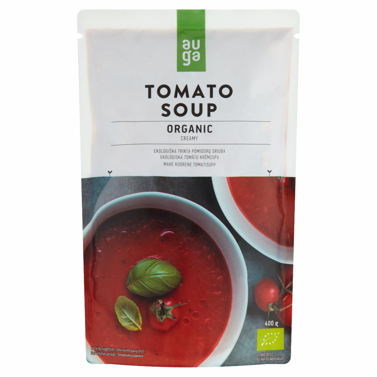 Photo - Auga Organic Creamy Tomato Soup 400 g