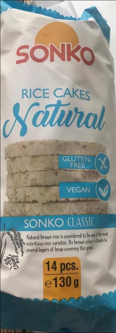 Photo - Sonko Natural Rice Cakes 130 g (14 Pieces)