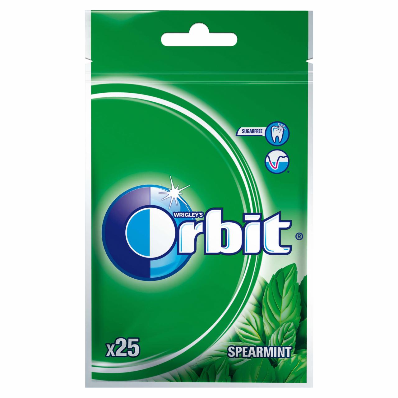 Photo - Orbit Sugarfree Spearmint Chewing Gum 35 g (25 Pieces)