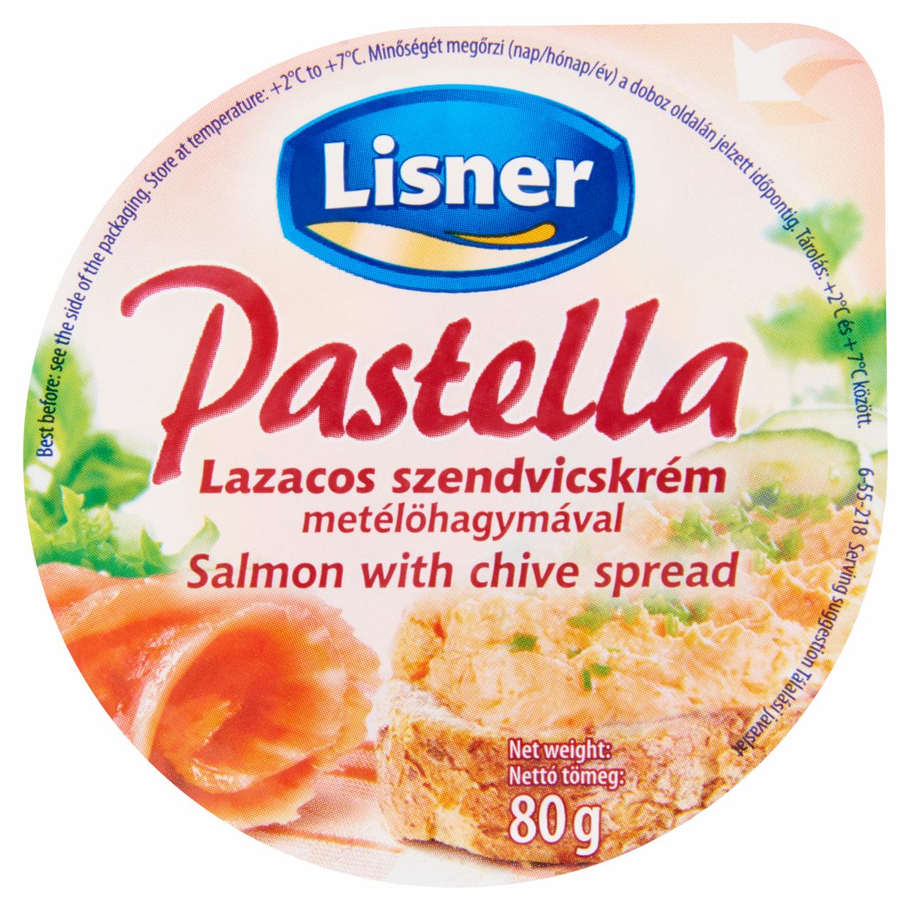 Photo - Lisner Pastella Salmon with Chive Spread 80 g