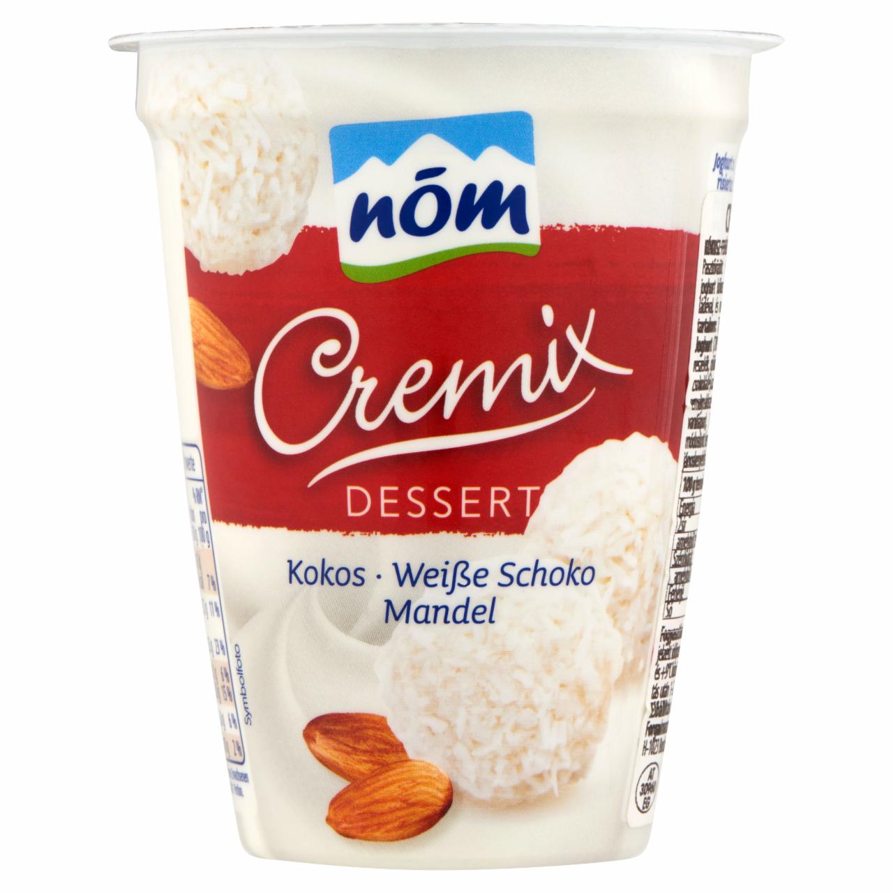 Photo - NÖM Cremix Dessert Coconut-White Chocolate-Almond Dessert Yoghurt 180 g