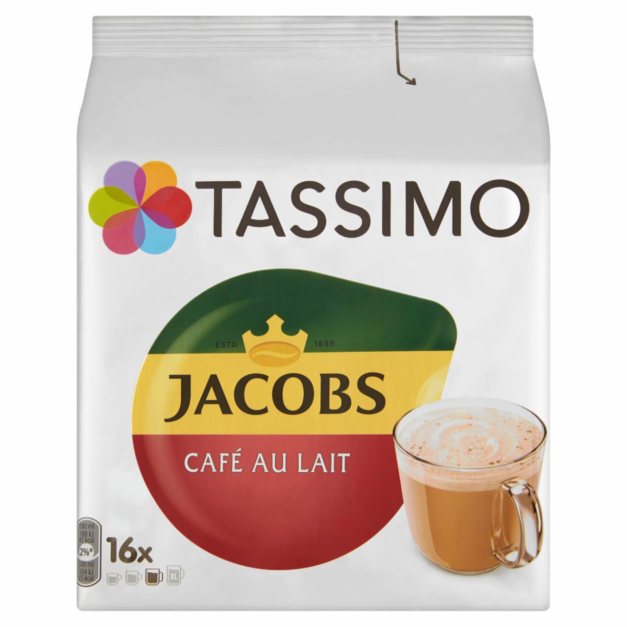 Photo - Tassimo Jacobs Café au Lait Powdered Drink 184 g (16 Capsules)