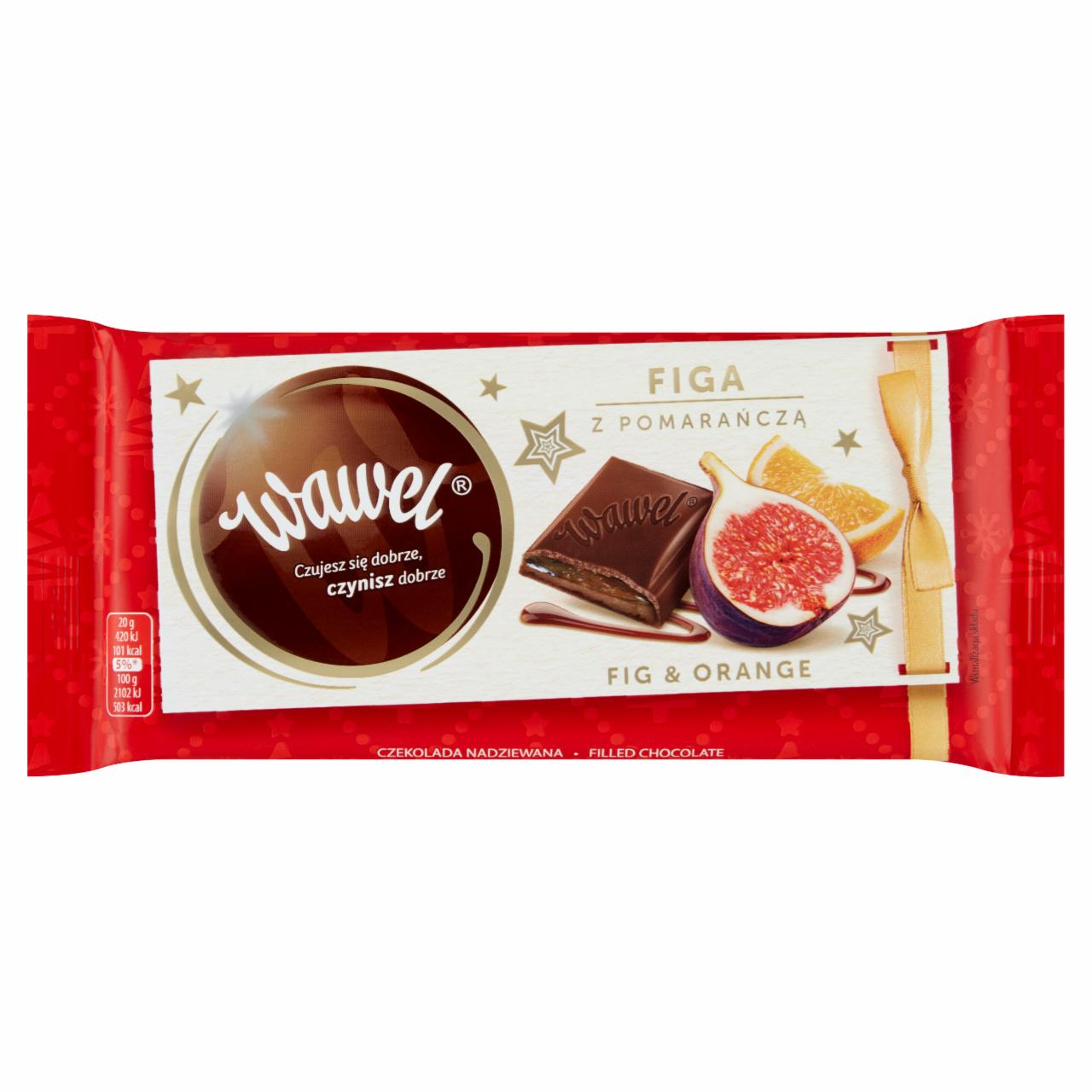 Photo - Wawel Fig & Orange Filled Chocolate 100 g