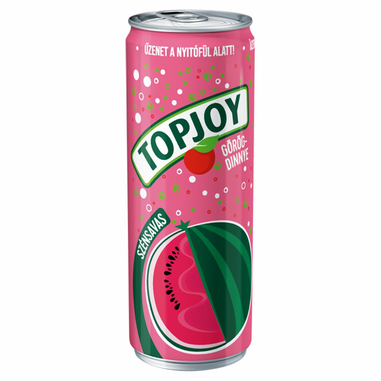 Photo - Topjoy Watermelon Flavored Carbonated Soft Drink 330 ml