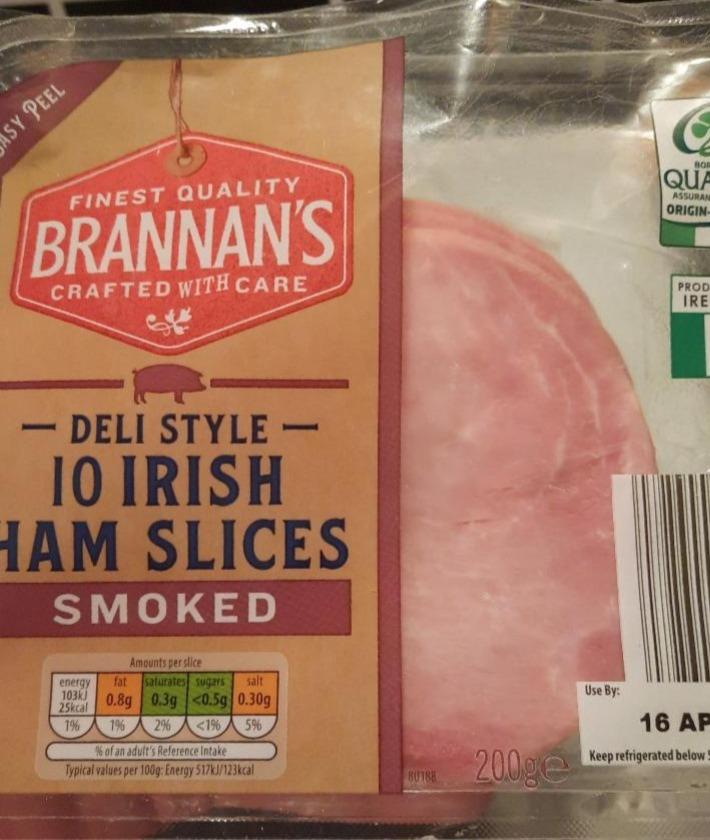Photo - 10 Irish ham slices smoked Brannan's