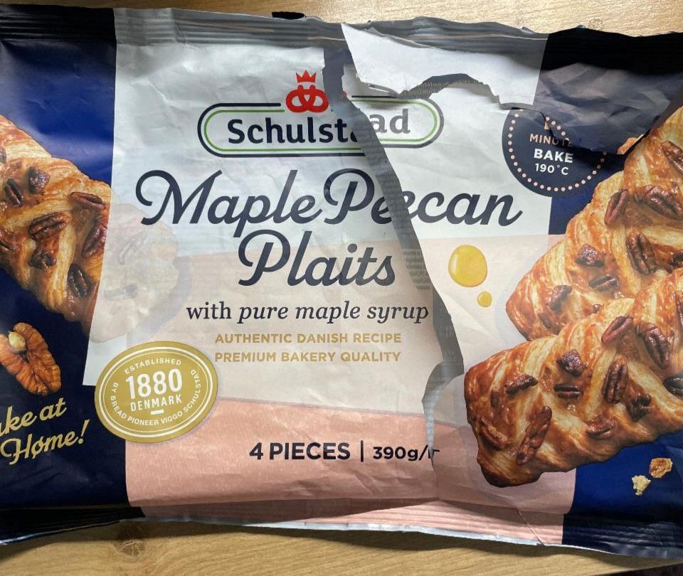 Photo - Schulstad Quick-Frozen Maple Pecan Plaits with Pure Maple Syrup 4 pcs 390 g