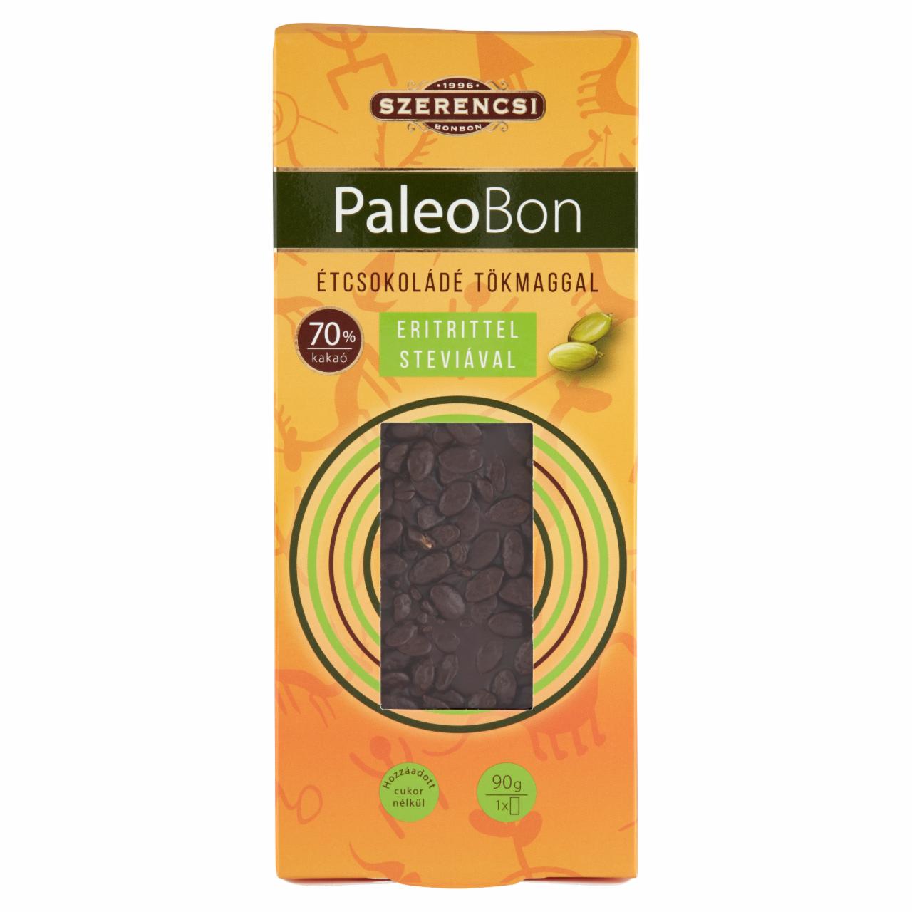 Photo - Szerencsi PaleoBon Dark Chocolate with Pumpkin Seeds 90 g