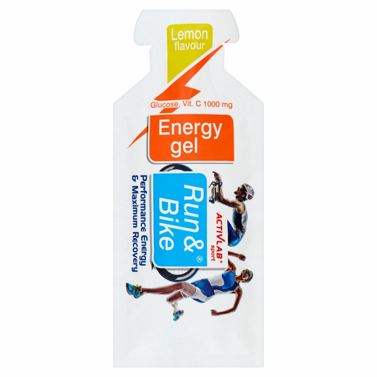 Photo - Activlab Run&Bike Energy Gel Lemon Flavour Dietary Supplement 40 g
