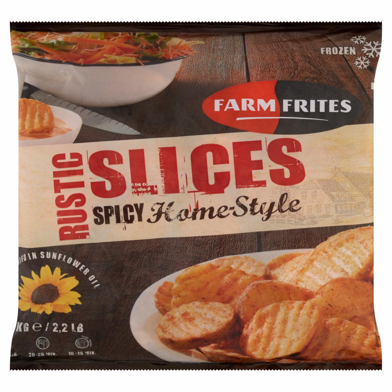 Photo - Farm Frites Quick-Frozen Rustic Spicy Home-Style Potato Slices 1 kg
