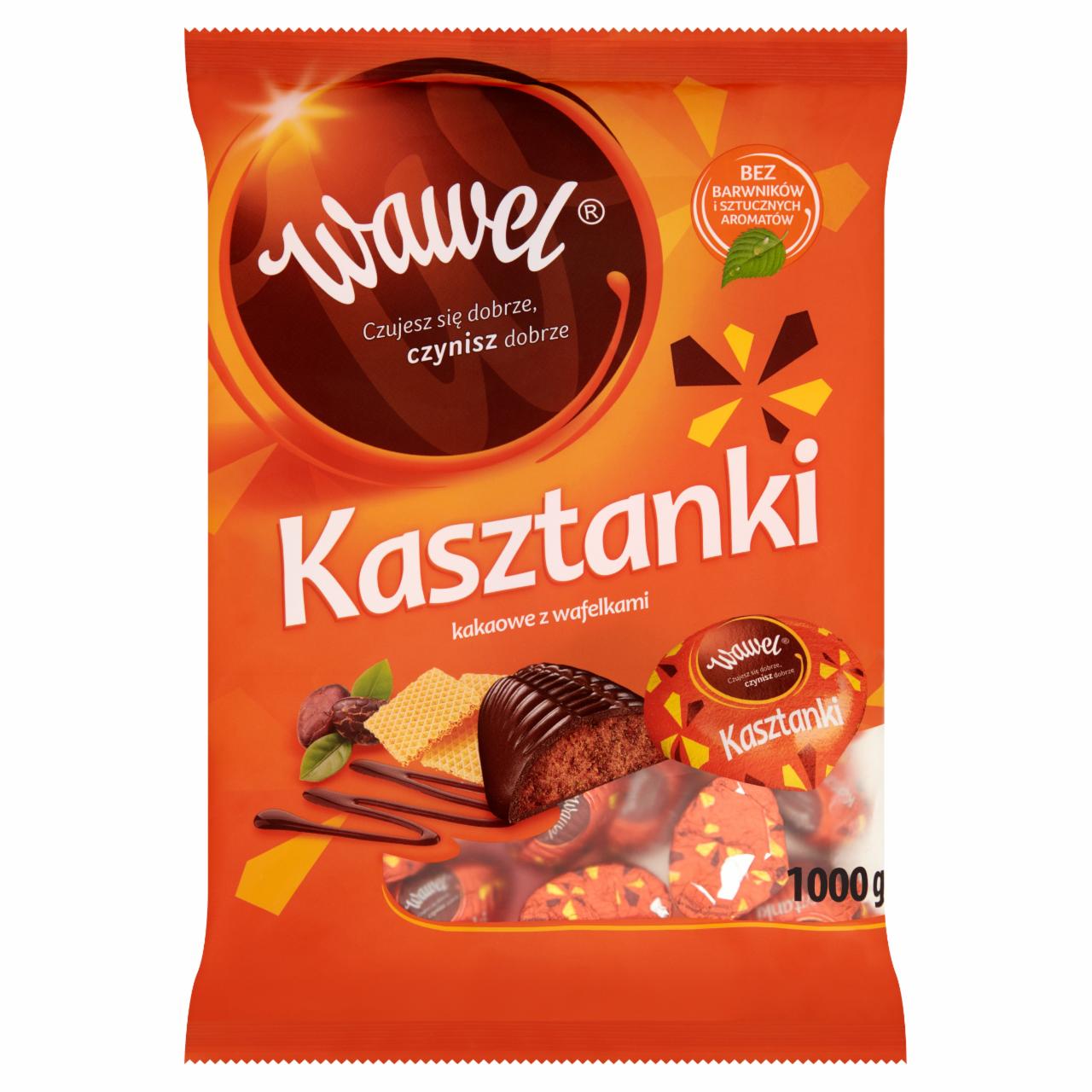 Photo - Wawel Kasztanki Cocoa with Wafers Filled Chocolates 1000 g