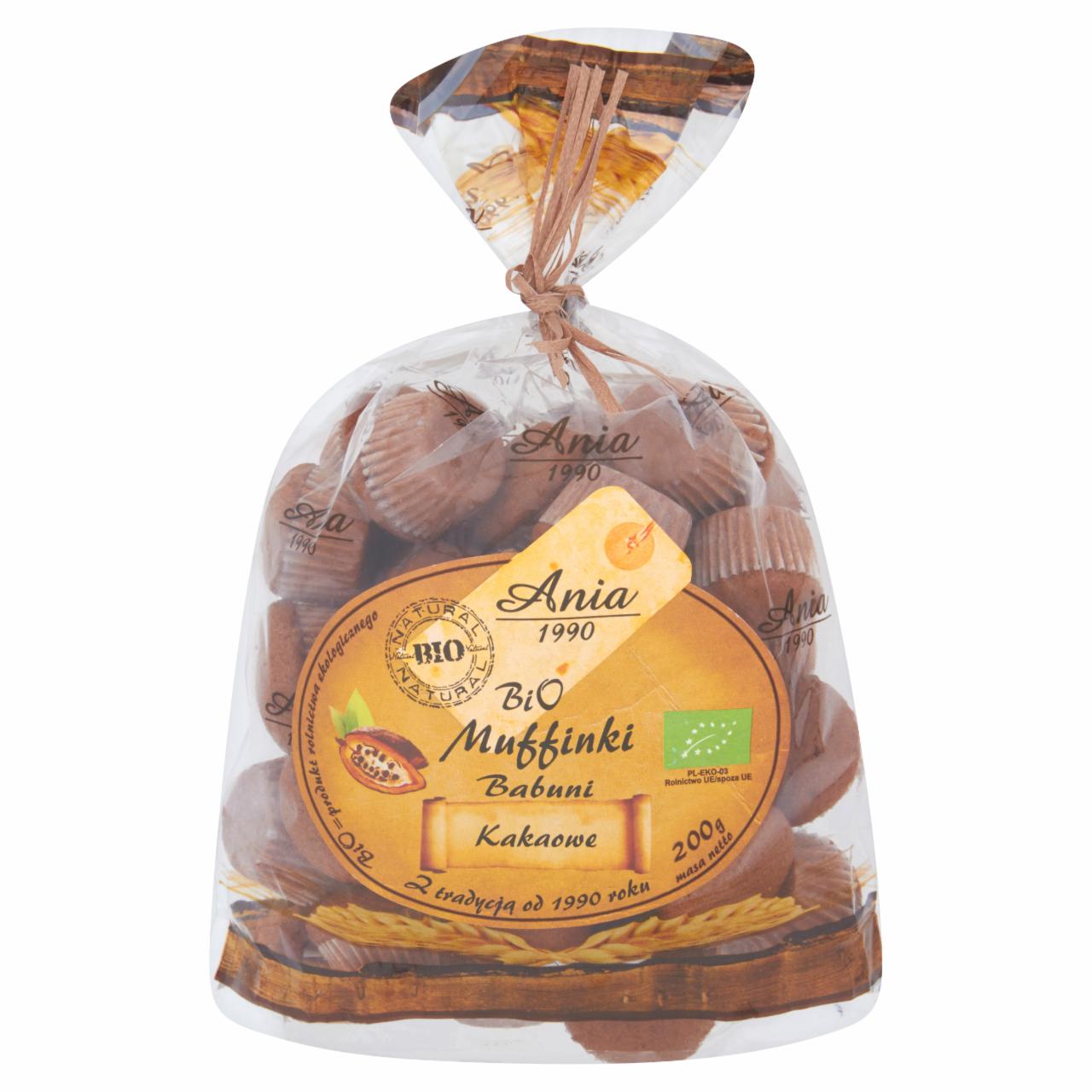 Photo - Ania Bio Cocoa Babuni Muffins 200 g