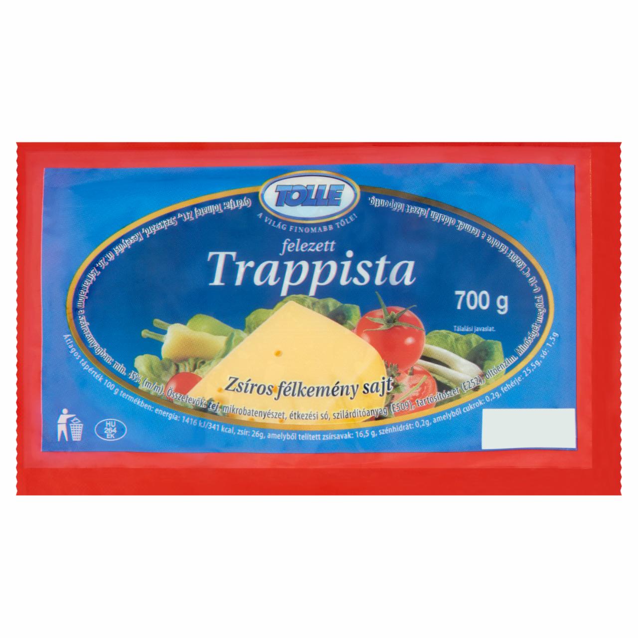 Photo - Tolle Halved Trappist Fat Semi-Hard Cheese 700 g