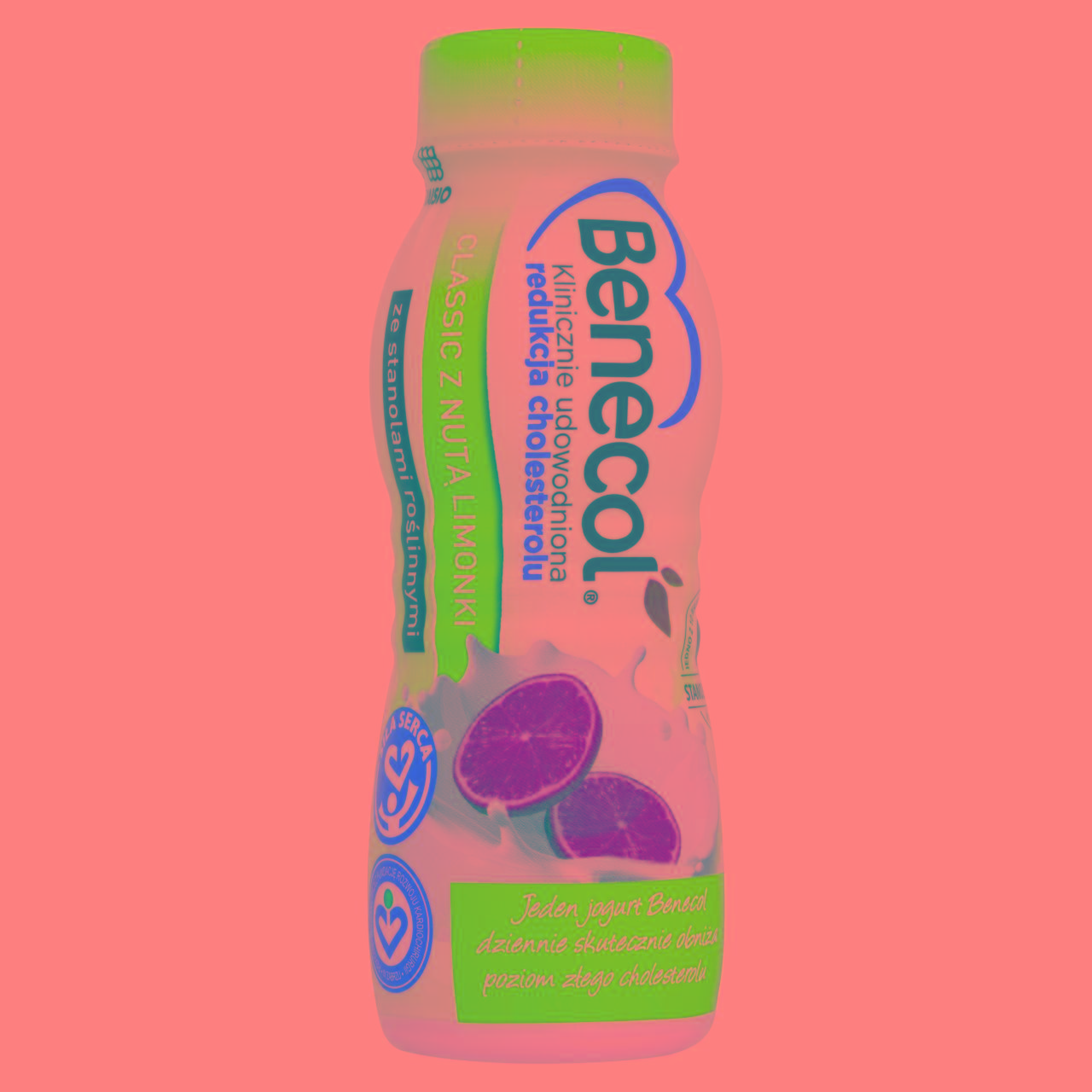 Photo - Benecol Yogurt Drink Classic with a Hint of Lime 250 ml