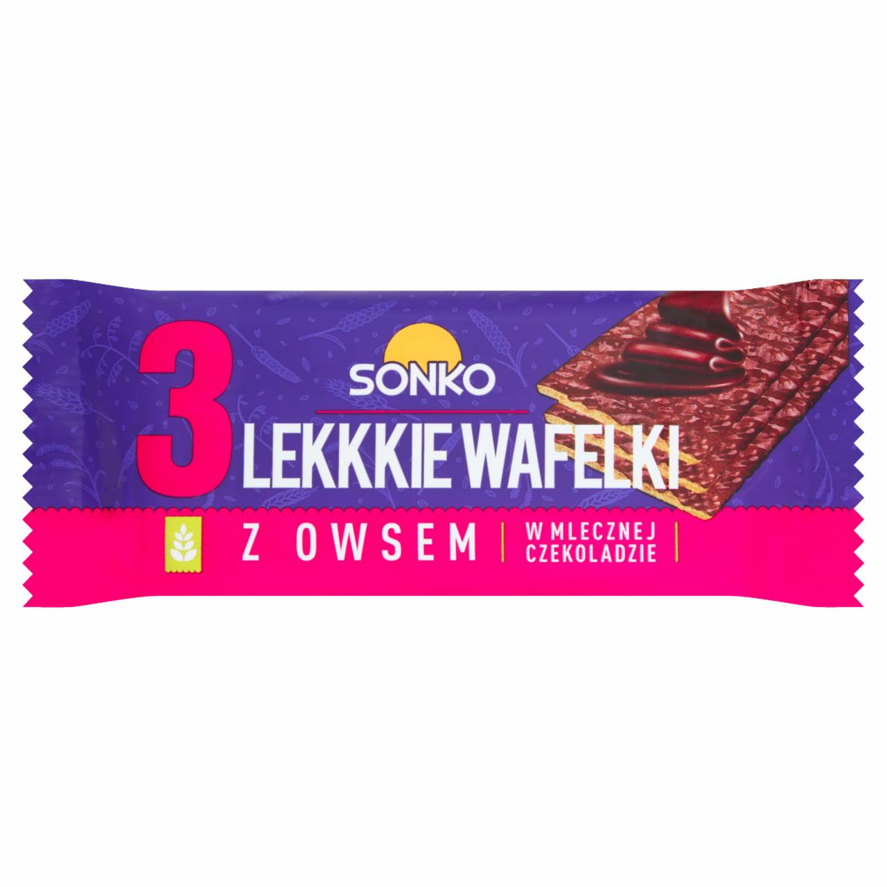 Photo - Sonko Kids Light Wafers with Oat in Milk Chocolate 36 g (3 Pieces)