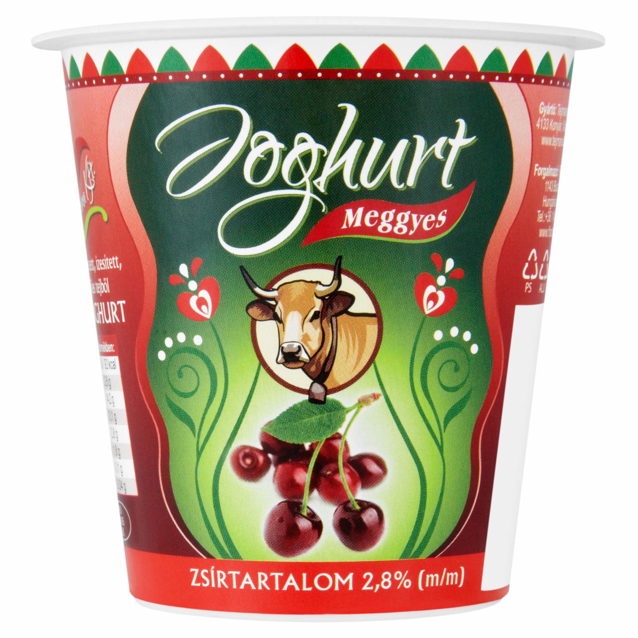 Photo - Tejmanufaktúra Sour Cherry Flavoured Yoghurt 150 g