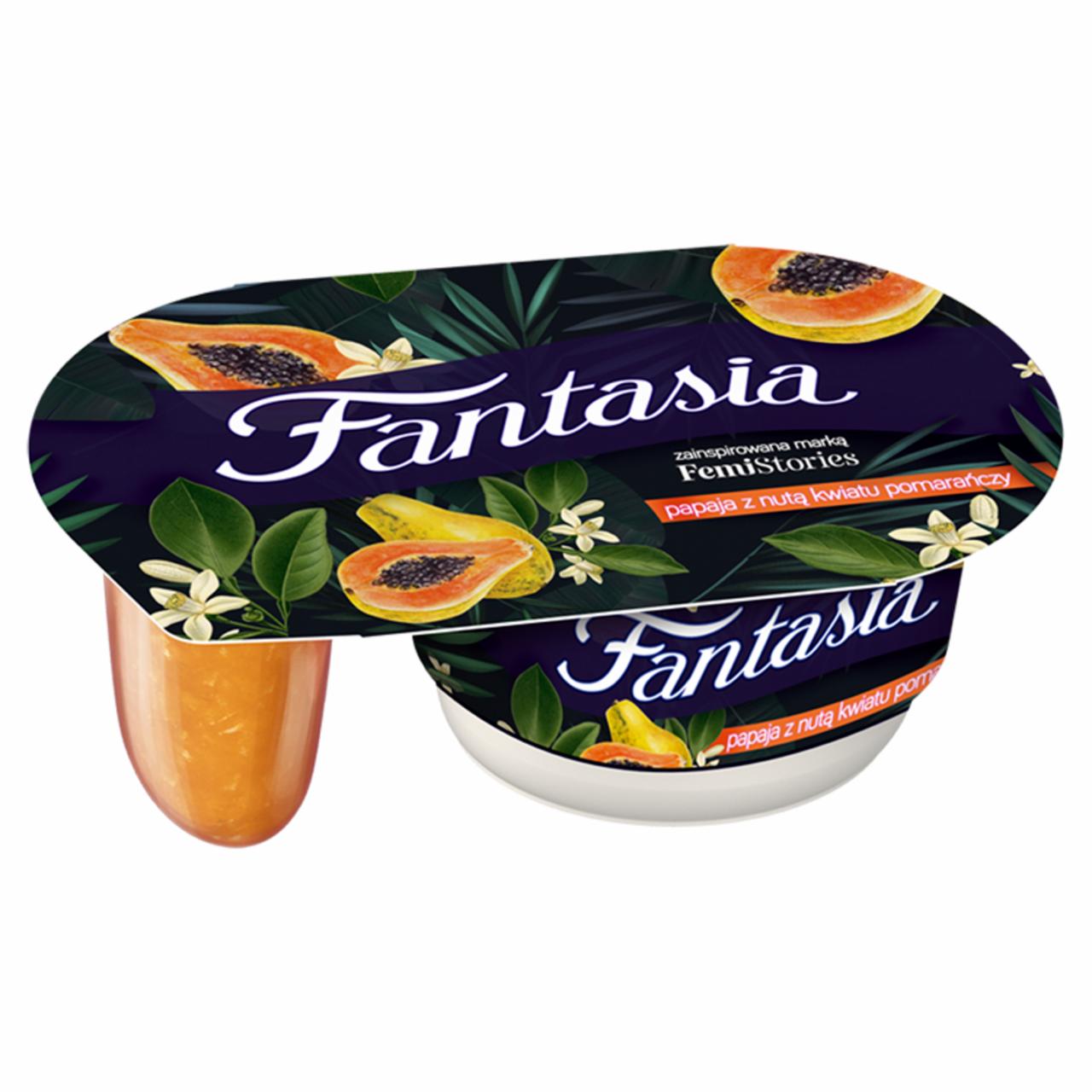 Photo - Danone Fantasia Creamy Yoghurt Papaya with Hint of Orange Blossom 122 g