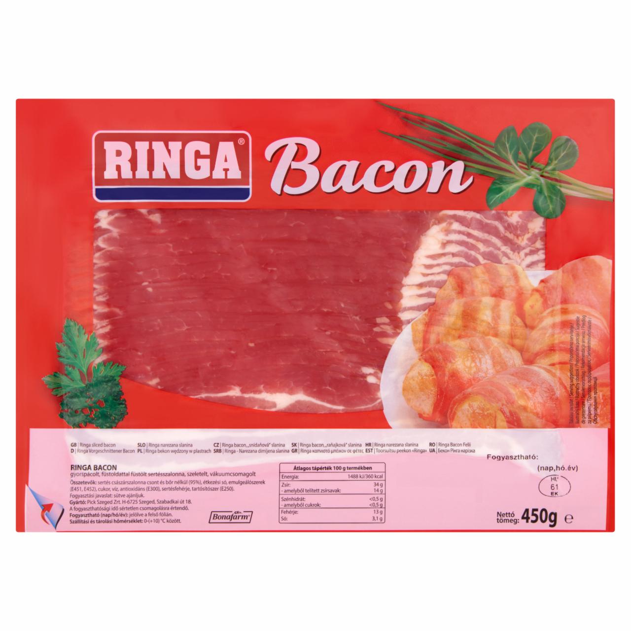 Photo - RINGA Sliced Bacon 450 g