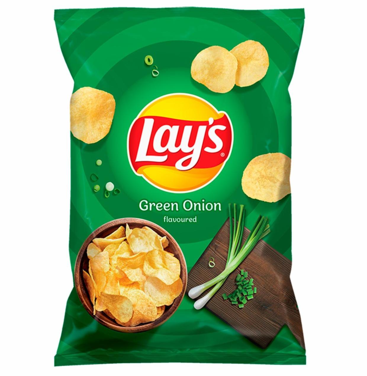 Photo - Lay's Green Onion Flavoured Potato Crisps 60 g