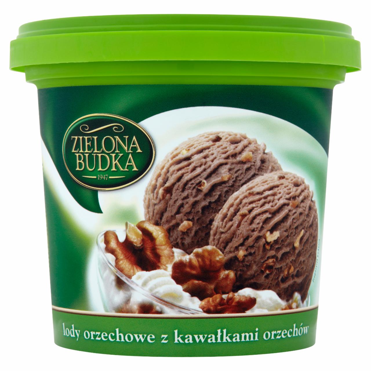 Photo - Zielona Budka Walnut Ice Cream with Pieces of Nuts 500 ml