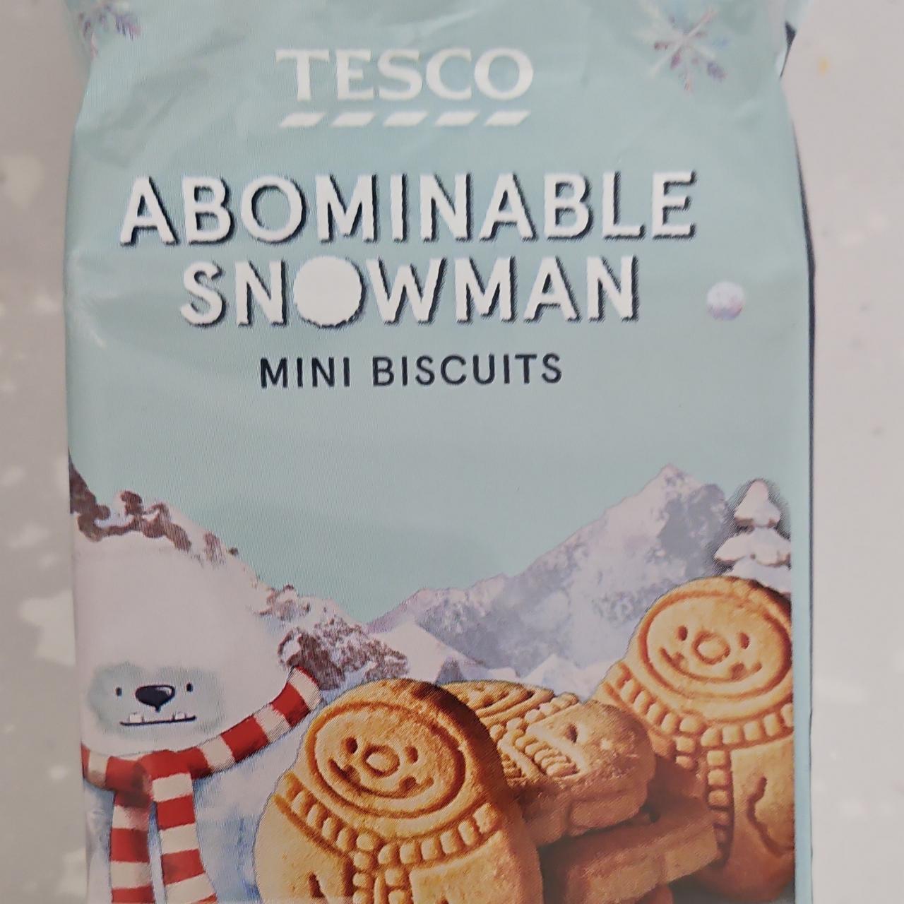 Photo - Abominable snowman mini biscuits Tesco