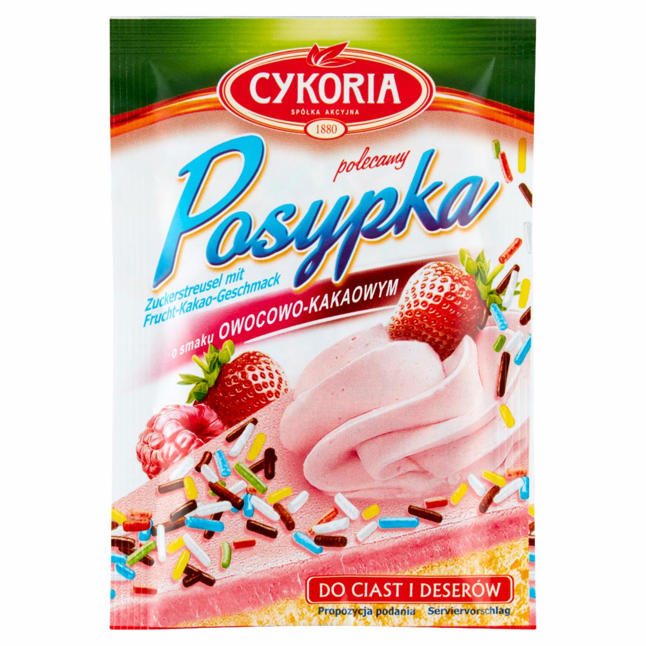 Photo - Cykoria Fruit and Cocoa Flavoured Sprinkles 50 g