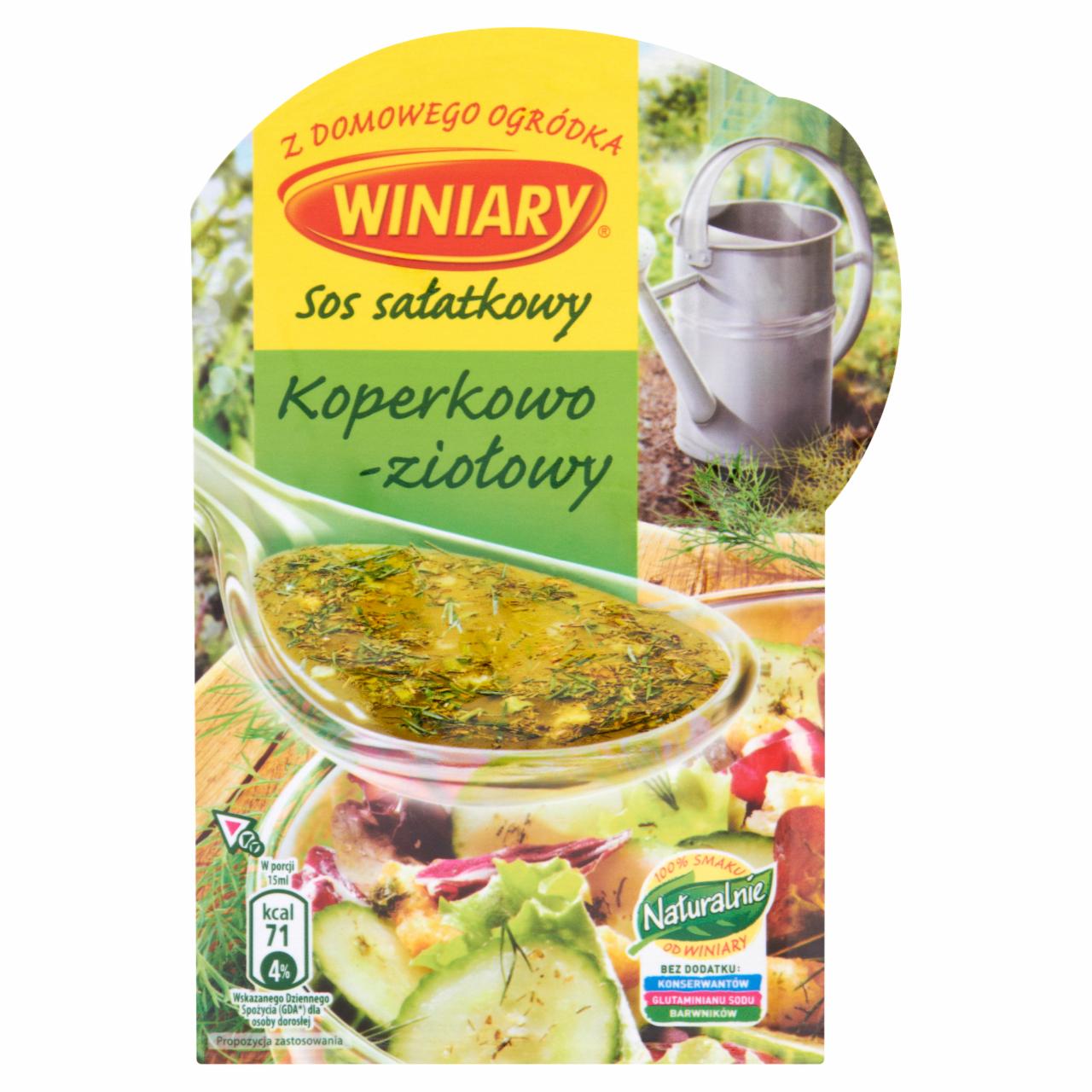 Photo - Winiary Z domowego ogródka Dill and Herbs Salad Sauce 9 g