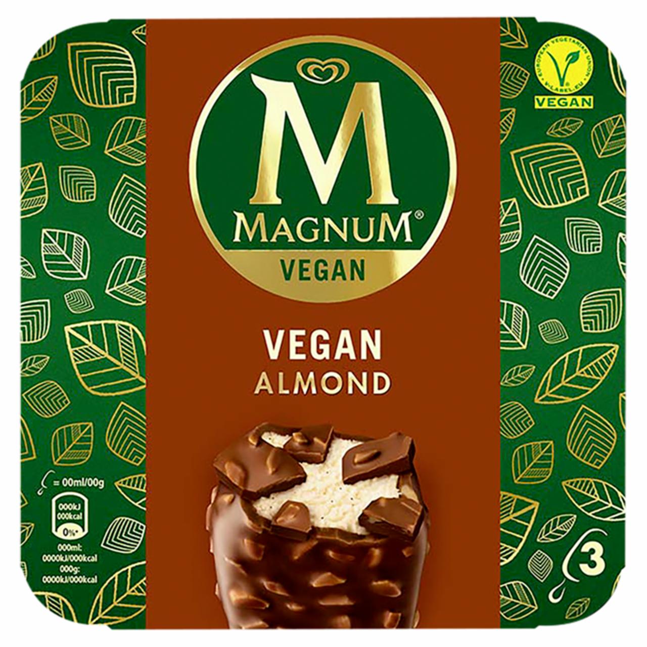 Photo - Magnum Multipack Ice Cream Vegan Almond 3 x 90 ml (270 ml)