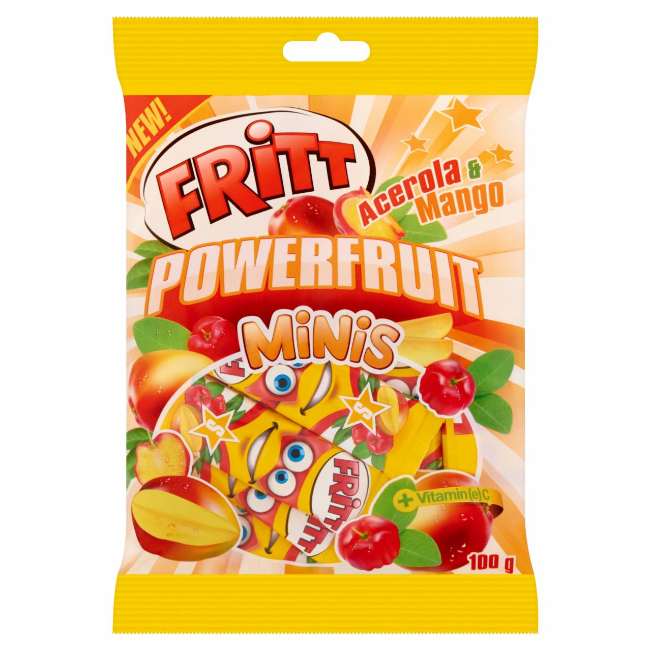 Photo - Fritt Powerfruit Minis Chewy Candy with Acerola & Mango Flavour + Vitamin C 100 g