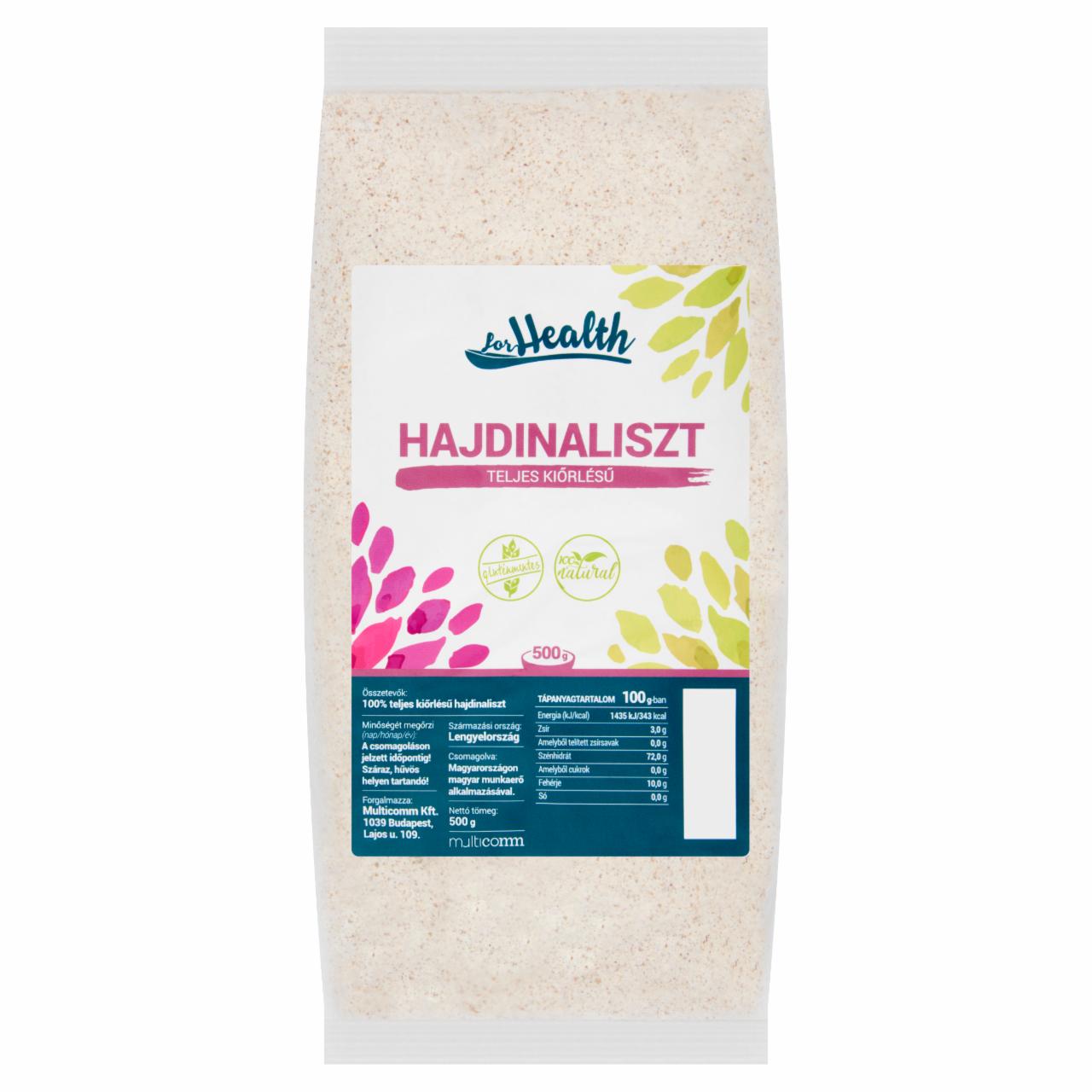 Photo - For Health Whole Grain Buckwheat Flour 500 g