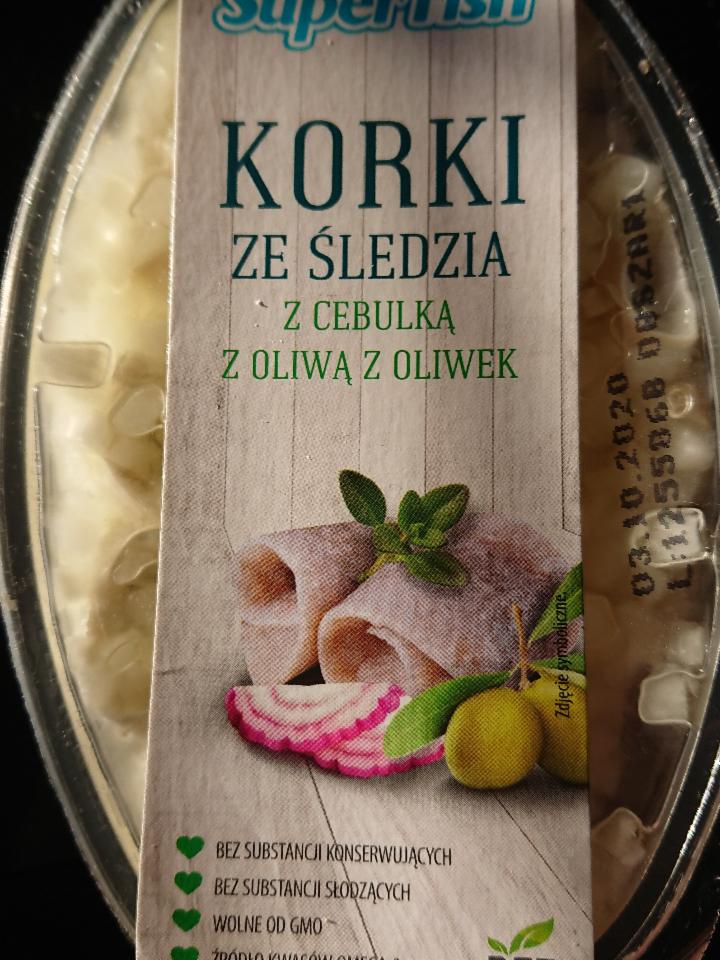 Photo - SuperFish Herring Filets with Onion and Olive Oil 250 g