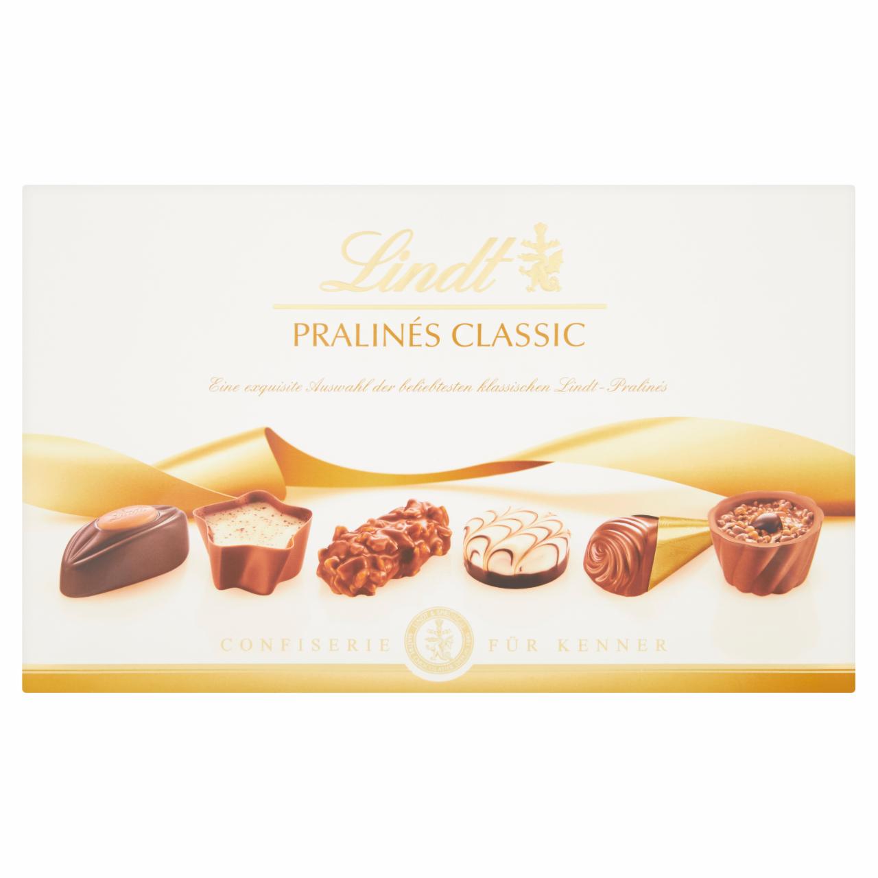 Photo - Lindt Pralinés Classic Mix of Filled Milk Chocolate Pralines 200 g