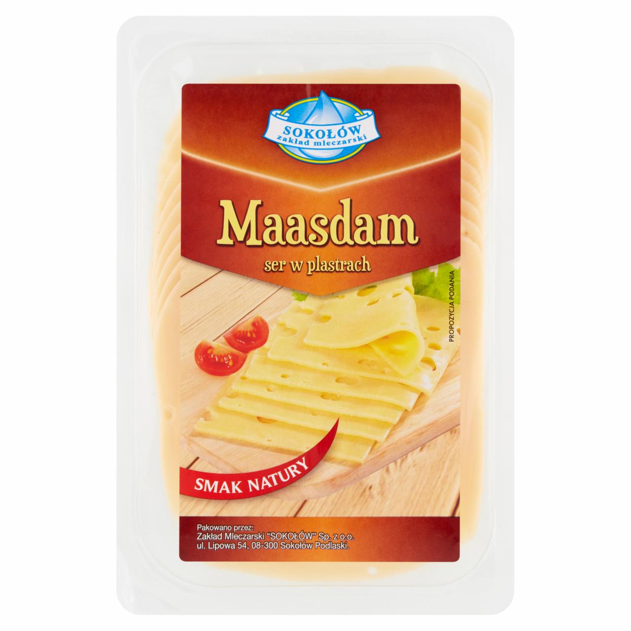 Photo - Sokołów Sliced Maasdam Cheese 150 g