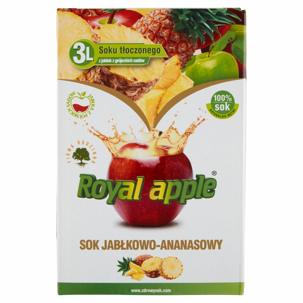 Photo - Royal apple Apple-Pineapple Juice 3 L